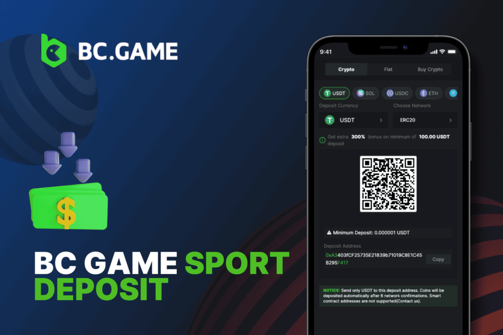 Deposit Methods on BC Game